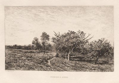 オーヴェルのリンゴの木 作： Charles Francois Daubigny