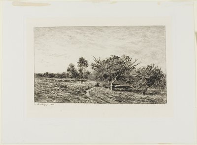 オーヴェルのリンゴの木 作： Charles Francois Daubigny
