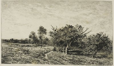 オーヴェルのリンゴの木 作： Charles Francois Daubigny