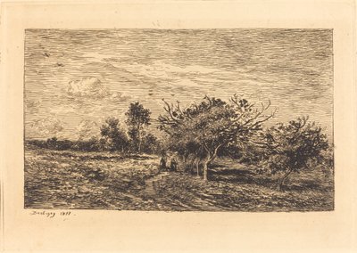 オーヴェルのリンゴの木 作： Charles Francois Daubigny
