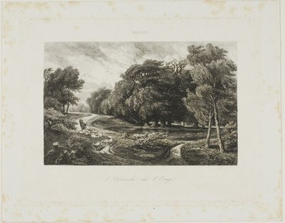 迫る嵐 作： Charles Francois Daubigny
