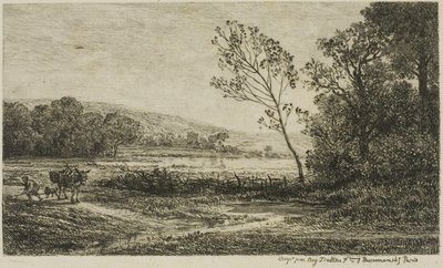 秋 作： Charles Francois Daubigny