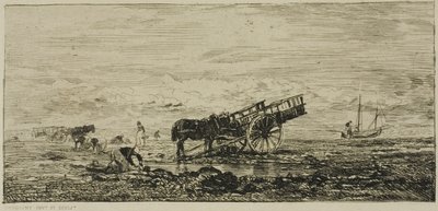 ビラービルのビーチ 作： Charles Francois Daubigny