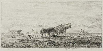 ビラービルのビーチ 作： Charles Francois Daubigny