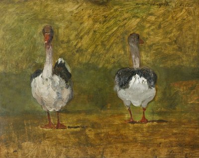 投票の前と後（油彩・パネル） 作： Charles Francois Daubigny