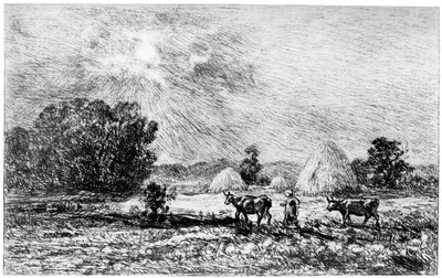 ヴァルモンドワのクレアドルーン、1840〜1875年、1924年 作： Charles Francois Daubigny