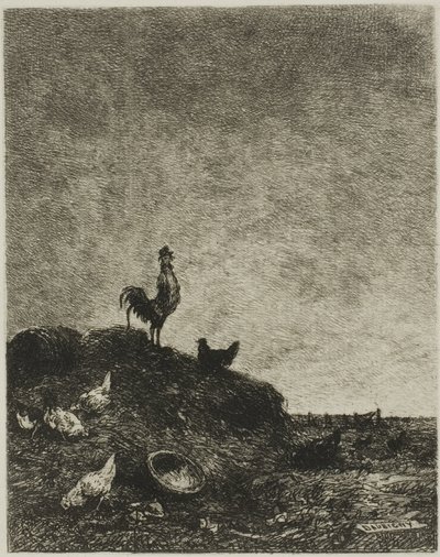 ドーン（コックのカラス） 作： Charles Francois Daubigny