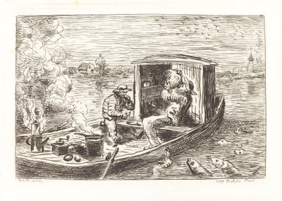 川下り（アバラント） 作： Charles Francois Daubigny
