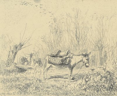 ラネ・オー・プレ 作： Charles Francois Daubigny