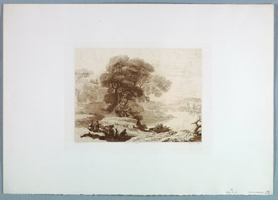 風景（クロード・ロラン後） 作： Charles Francois Daubigny