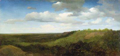 ローマのカンパーニャの風景、1836年 作： Charles Francois Daubigny