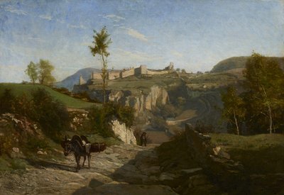 クレミュー付近の風景（油彩・キャンバス 作： Charles Francois Daubigny