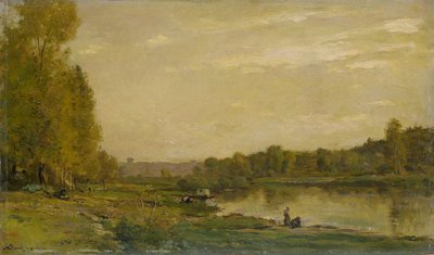 オワーズの風景 作： Charles Francois Daubigny