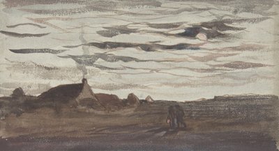 ムーンライト、カリフォルニア州。 1860年。 作： Charles Francois Daubigny