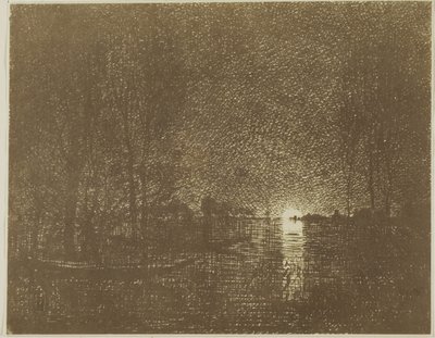 ナイトエフェクト 作： Charles Francois Daubigny