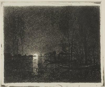 ナイトエフェクト 作： Charles Francois Daubigny