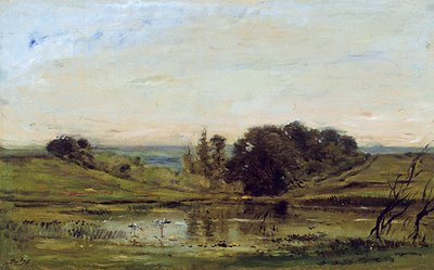 孤独 作： Charles Francois Daubigny