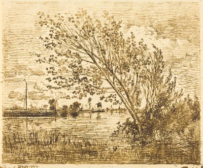 アルダーのスタンド 作： Charles Francois Daubigny