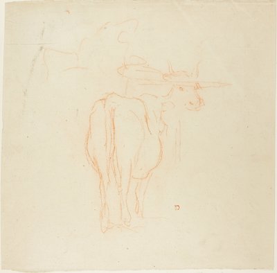 立ち牛 作： Charles Francois Daubigny