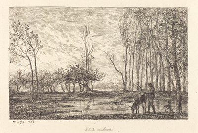 日没 作： Charles Francois Daubigny