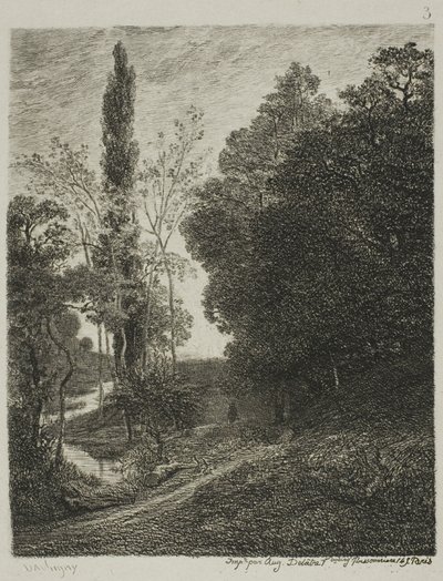 いとこの銀行 作： Charles Francois Daubigny