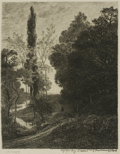 いとこの銀行 作： Charles Francois Daubigny