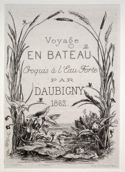 船旅 作： Charles Francois Daubigny