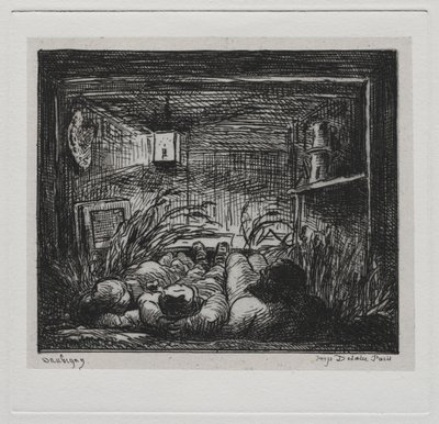 ボートトリップ：「Botin」に乗って寝ます（ボートの夜） 作： Charles Francois Daubigny