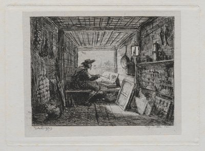 ボートトリップ：船上のスタジオ 作： Charles Francois Daubigny