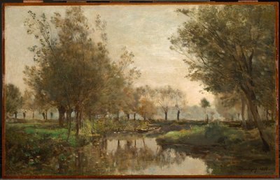 クリーク、1863 作： Charles Francois Daubigny
