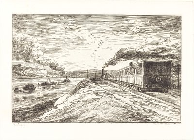 出発 (Le Departure) 作： Charles Francois Daubigny