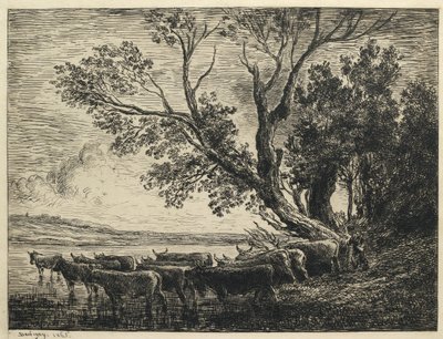 フォード、1865 作： Charles Francois Daubigny