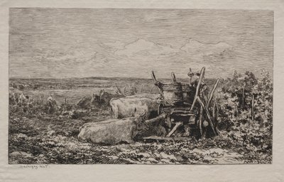 ブドウの収穫 作： Charles Francois Daubigny