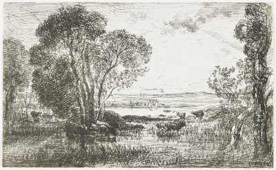 油圧エンジン、1862 作： Charles Francois Daubigny