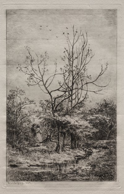 オーチャード、1868。 作： Charles Francois Daubigny