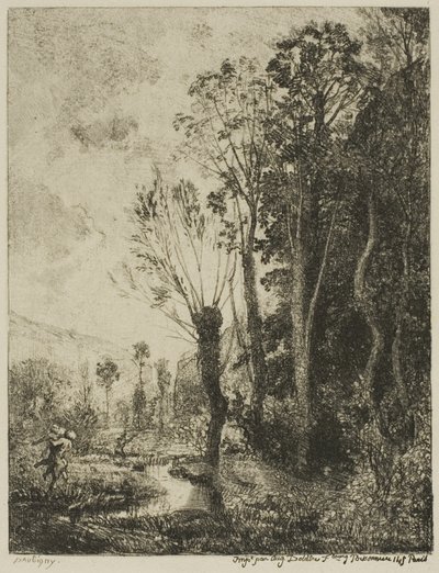 サテュロス 作： Charles Francois Daubigny