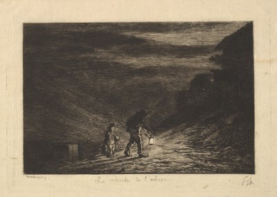 1861年の宿屋の探索 作： Charles Francois Daubigny