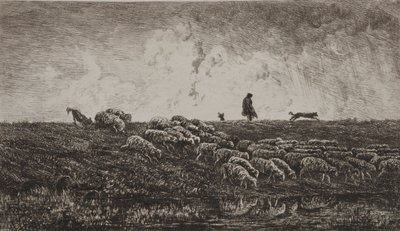 にわか雨 作： Charles Francois Daubigny