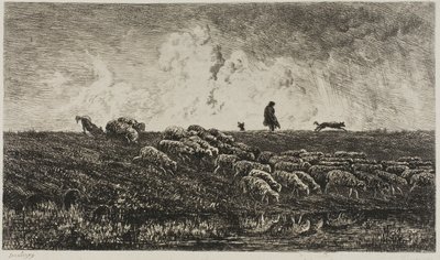 にわか雨 作： Charles Francois Daubigny