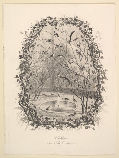 スズメ鳥小屋、1843年。 作： Charles Francois Daubigny