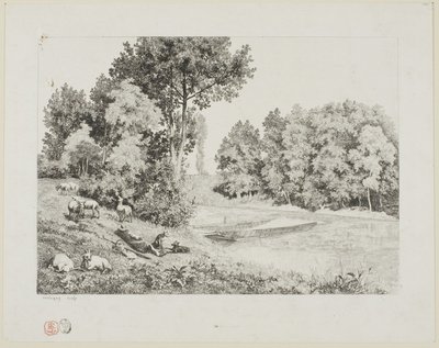 Ba-Meudon で撮影したビュー 作： Charles Francois Daubigny