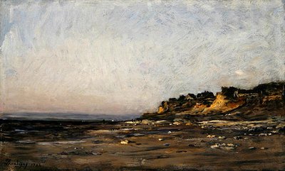 ヴィレルヴィル、ノルマンディー 作： Charles Francois Daubigny
