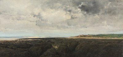 1855年、ルラティエから見たヴィラーヴィル。 作： Charles Francois Daubigny