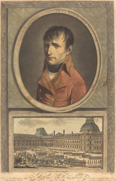 フランス共和国のボナパルトファースト領事 作： Charles Francois Gabriel Levachez
