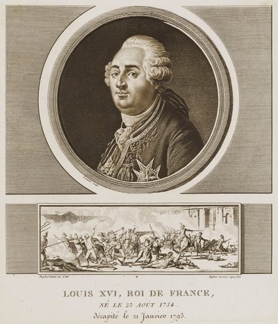 ルイ16世フランス王 作： Charles Francois Gabriel Levachez