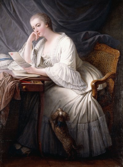 読書 作： Charles Francois Hutin