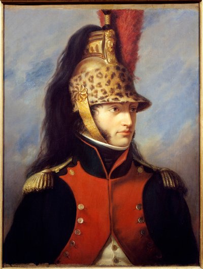 竜の第5連隊の大佐の制服を着たルイ・ボナパルト（1778-1846）の肖像 シャルル・フランソワ・ジャラベール（1819-1901）による絵画 1852年 マルメゾン・ミュゼ・デュ・シャトー - 竜の第5連隊の大佐の制服を着たルイ・ボナパルト（1778-1846）の肖像 作： Charles François Jalabert