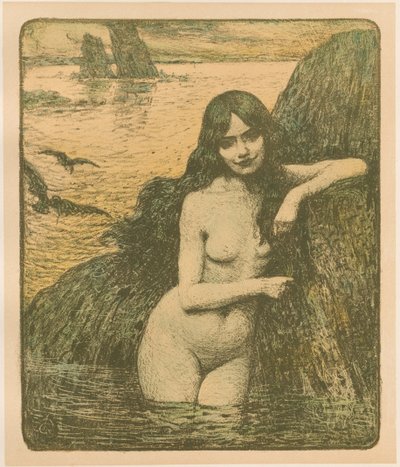 人魚、1896年。 作： Charles Guerin