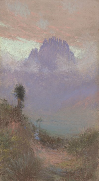 無題（山の風景） 作： Charles Franklin  Reaugh