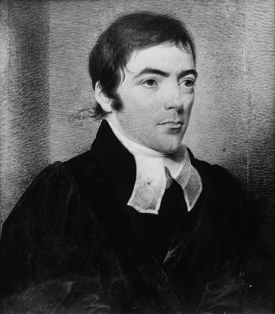 クリストファーエドワーズガズデン牧師、1819年。 作： Charles Fraser